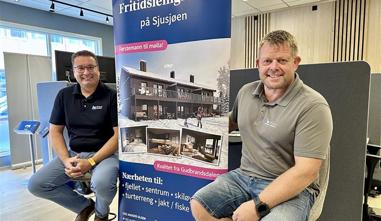 Her kan du leve det enkle og urbane fjellivet på Sjusjøen 7 blanehytter 1 bredde