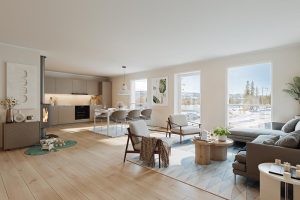 Aktivitet og vekst i Valdres. 15 Lind. Interiør